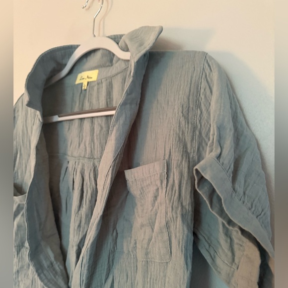 Green Cropped Blouse - Picture 4 of 6